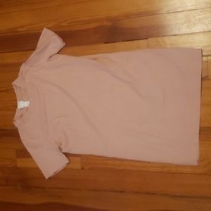 H&M Pink T-Shirt Dress